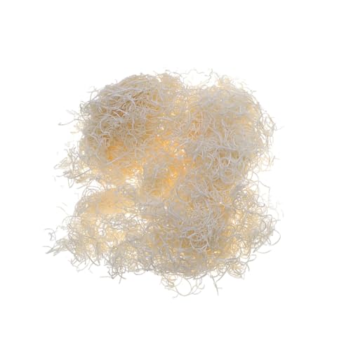 PEPLAYTAL Natürliches Wood Wool Pad Sanftes und Staubarmes Einstreu für Vogel und Reptiliennester Atmungsaktiv Geruchsneutral Geeignet für Kleine Haustiere Wie Vögel Schlangen und Eidechsen von PEPLAYTAL