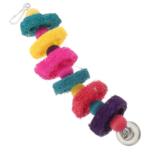 PEPLAYTAL Holz-kauspielzeug Für Papageien Bunte Vogel-spielzeuge Im Käfig Robustes Und Sicheres Spielzeug Für Vogel-chew Foraging Für Nymphensittiche Und Graupapageien von PEPLAYTAL