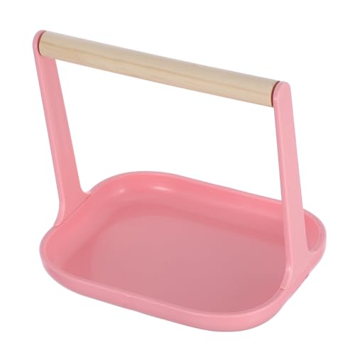 PEPLAYTAL Papageienständer Papageienstand Vogeltraining Zubehör vogelspielzeug Papageien Tischspielzeug Holzvogelstand Tisch-Papageienbarsch Vogel Steht für Papageien Abs Rosa von PEPLAYTAL