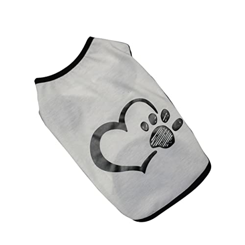 PEPLAYTAL Party-Hundetuch hundepullover hundepulli Hundeoutfit hundekleider Hundebekleidungshersteller Dog Clothes Mittel Haustier Coole Westen für Hunde Kostüm Vlies Hund Weste Stoff Weiß von PEPLAYTAL
