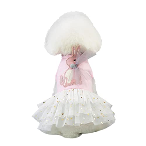 PEPLAYTAL Süßes Haustierkleid Hunde-Tutu-Rock Outdoor-hundekleidung Party-Outfit Haustier-Partykleidung Größe S von PEPLAYTAL