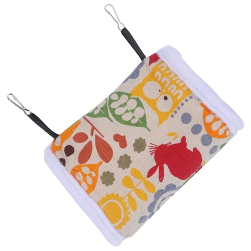 PEPLAYTAL Warmes Vogel Nest für Haustiere Hängematte Vogel Hütte für Wellensittiche Nymphensittiche und Kanarienvögel Doppeltes Design Komfortabel mit Baumwollfutter für Winter PEPLAYTAL Warmes Vogel Nest für Haustiere Hängematte Vogel Hütte für Wellensittiche Nymphensittiche und Kanarienvögel Doppeltes Design Komfortabel mit Baumwollfutter für Winter von PEPLAYTAL