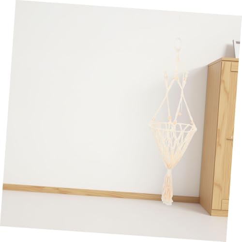PEPLAYTAL Pet Cat Nest hängendes katzenschlafbett Katzenbett-Hängematte Kätzchen Hängemattenbett Katzenbett aus Baumwollseil Neuheit Katzenschaukel Baumwollfaden Beige von PEPLAYTAL