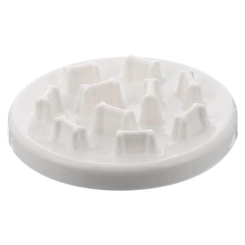 PEPLAYTAL Pet Slow Feeder Schüssel aus Keramik für Katzen und rutschfeste Futterschale gegen Übergewicht und Verdauungsprobleme Fördert Gesundes Fressen Knochenmuster PEPLAYTAL Pet Slow Feeder Schüssel aus Keramik für Katzen und rutschfeste Futterschale gegen Übergewicht und Verdauungsprobleme Fördert Gesundes Fressen Knochenmuster von PEPLAYTAL