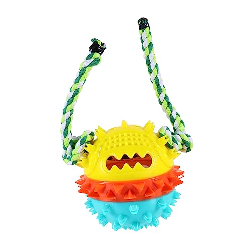 PEPLAYTAL Pet Treat für Hunde Kauspielzeug zur Zahnpflege für Welpen und Kleine Hunde mit Futteröffnung für Interaktives von PEPLAYTAL