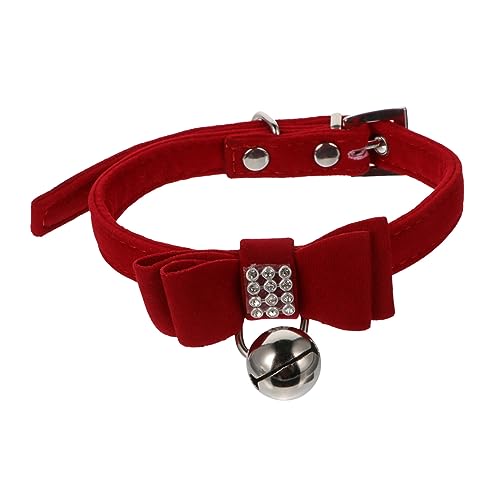PEPLAYTAL Pet mit Glitzerstein Verstellbar für und Welpen für Tägliche Nutzung Glocke von PEPLAYTAL