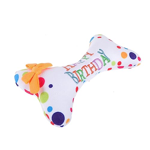 PEPLAYTAL Plüschknochen Hund Präsentiert Geburtstag Hundegeburtstagsfeier Welpenzahnen Klein Groß Geburtstagsspielzeug Für Hunde Plüschhundspielzeug Geformt Party Schwer Hundewelpen Colorful PEPLAYTAL Plüschknochen Hund Präsentiert Geburtstag Hundegeburtstagsfeier Welpenzahnen Klein Groß Geburtstagsspielzeug Für Hunde Plüschhundspielzeug Geformt Party Schwer Hundewelpen Colorful von PEPLAYTAL