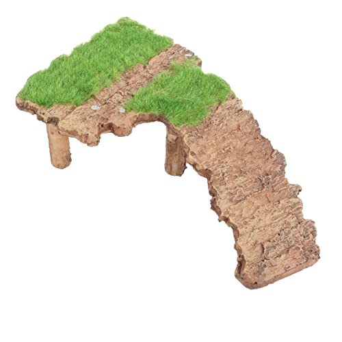 PEPLAYTAL Resin Schildkröten Sonnenplattform Aquarium Dekoration Wetterfeste Terrassenrampe für Wasserschildkröten rutschfeste Kletterplattform für Reptilienbecken Langlebige Habitat Deko von PEPLAYTAL