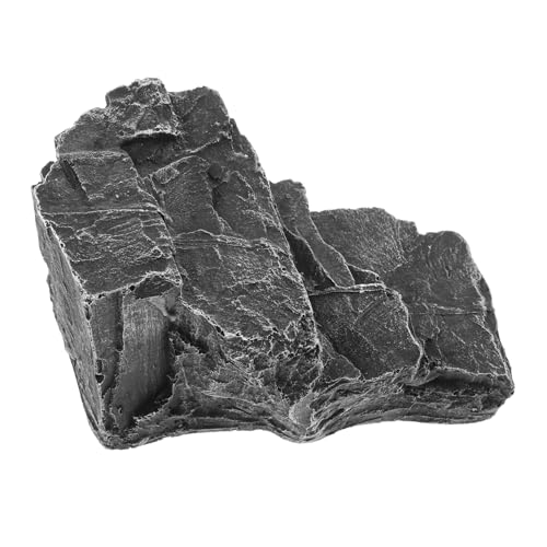 PEPLAYTAL Resin Schildkrötenplattform mit Natürlicher Felsoptik Robustes Terrarienzubehör für Aquarien und Schildkrötentanks und Kletterrampe für Aquatische und Landschildkröten von PEPLAYTAL