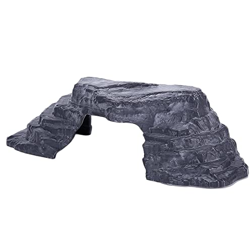 PEPLAYTAL Schildkröten Basking Große Natürliche Steinoptik Mit Rampen Design Für Reptilien Aquarien Dekoration Umweltfreundliches Wasserdichtes Material Für Optimale von PEPLAYTAL