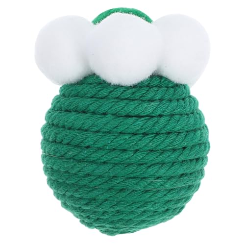 PEPLAYTAL Sisal Ball Katzen Katzenminister Kratzbälle Für Haustiere Katzen-trainingsspielzeug Katzenspielzeug Kätzchen Beiß Katzenseilbälle Green Baumwollseil PEPLAYTAL Sisal Ball Katzen Katzenminister Kratzbälle Für Haustiere Katzen-trainingsspielzeug Katzenspielzeug Kätzchen Beiß Katzenseilbälle Green Baumwollseil von PEPLAYTAL