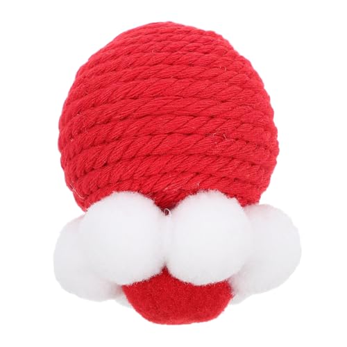 PEPLAYTAL Sisal Ball Katzen hängendes Katzenspielzeug Katzenminze Katzenspielzeug mit Geräusch für Katzen Katzenspielzeugball elastische interaktive Ballkatze rot PEPLAYTAL Sisal Ball Katzen hängendes Katzenspielzeug Katzenminze Katzenspielzeug mit Geräusch für Katzen Katzenspielzeugball elastische interaktive Ballkatze rot von PEPLAYTAL