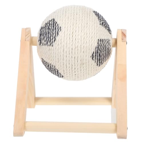 PEPLAYTAL Sisal Kratzball für Katzen Handgefertigt Natürlicher Sisal Kratzer Vielseitiges Indoor zur Krallenpflege und Bewegung Kompakt für Kleine bis Mittelgroße Katzen Geeignet von PEPLAYTAL