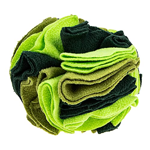 PEPLAYTAL Snuffelball für Hunde Interaktives für Geruchstraining aus Pflegeleichtem Material Fördert Natürlichen und Stress bei Haustieren für Kleine und Große Hunde von PEPLAYTAL