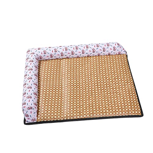 PEPLAYTAL Sommerkühlmatte für Haustiere Cool Unterlage Welpe Kühlung Bett Sommer kühlmatte Hund Sommermatte Grey von PEPLAYTAL