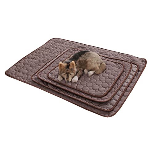PEPLAYTAL Sommermatte Hunde Haustier Stoff Pfote Matten groß Pads Hund kühlmatte Zubehör Größe drinnen Cool Bett Unterlage Kühlung Sommer kühlmatte Coffee PEPLAYTAL Sommermatte Hunde Haustier Stoff Pfote Matten groß Pads Hund kühlmatte Zubehör Größe drinnen Cool Bett Unterlage Kühlung Sommer kühlmatte Coffee von PEPLAYTAL