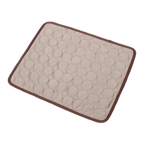 PEPLAYTAL Sommermatte Hundeunterlage Für Hunde Matten Spa-Kissen Kleiner Hund Kühlung Für Haustiere Kühlende Hundematte Selbstkühlende Haustiermatte Kalt Gel Hundebett Coffee PEPLAYTAL Sommermatte Hundeunterlage Für Hunde Matten Spa-Kissen Kleiner Hund Kühlung Für Haustiere Kühlende Hundematte Selbstkühlende Haustiermatte Kalt Gel Hundebett Coffee von PEPLAYTAL