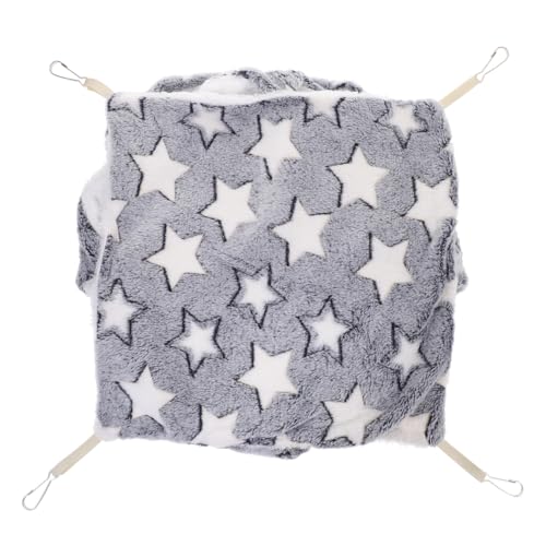 PEPLAYTAL Squirrel Hammock Kleintier Schlafsack Warmes Nest Hängematte für Meerschweinchen Hamster und Chinchilla Weicher Doppellagen für Käfige und Haustierbedarf PEPLAYTAL Squirrel Hammock Kleintier Schlafsack Warmes Nest Hängematte für Meerschweinchen Hamster und Chinchilla Weicher Doppellagen für Käfige und Haustierbedarf von PEPLAYTAL