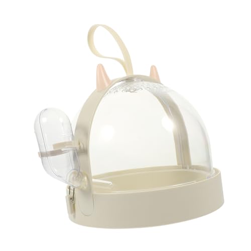 PEPLAYTAL Tragbare Atmungsaktive Hamster Transportbox aus Robustem Leichter Kleintierkäfig für Zwerghamster und Chinchillas für Reisen Camping und Ausflüge Handlich und Praktisch von PEPLAYTAL
