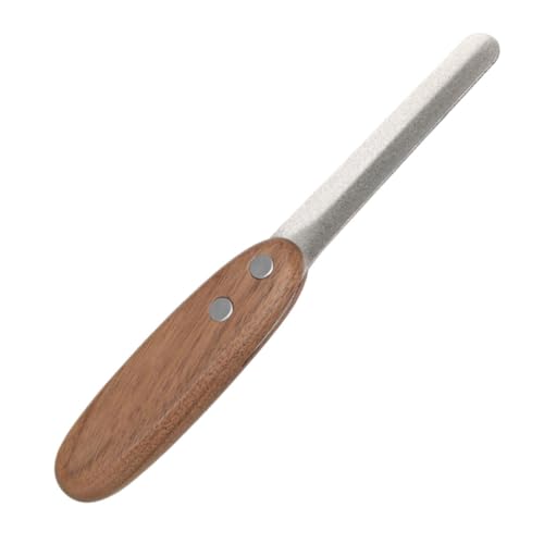 PEPLAYTAL Tragbare Haustier Nagelfeile aus Holz mit Edelstahlfeile Leichter Nageltrimmer für Hunde Katzen und Kaninchen Praktische Nagelpflege für Glatte Komfortable Krallenpflege zu Hause von PEPLAYTAL