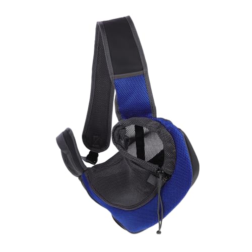 PEPLAYTAL Transportboxen für Haustiere Pups hundewelpen Haustiertragetasche catier Haustiertransport katzentoliette Reisen kreuzen klein Haustierbedarf Schultertasche Kreuzkörpertasche Blue von PEPLAYTAL