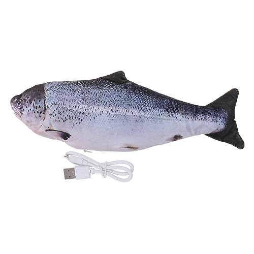 PEPLAYTAL USB Aufladen Interaktives Fischspielzeug für Katzen Elektrisches Springendes Katzenspielzeug mit Katzenminze Lustiges Haustierspielzeug für Kätzchen PEPLAYTAL USB Aufladen Interaktives Fischspielzeug für Katzen Elektrisches Springendes Katzenspielzeug mit Katzenminze Lustiges Haustierspielzeug für Kätzchen von PEPLAYTAL