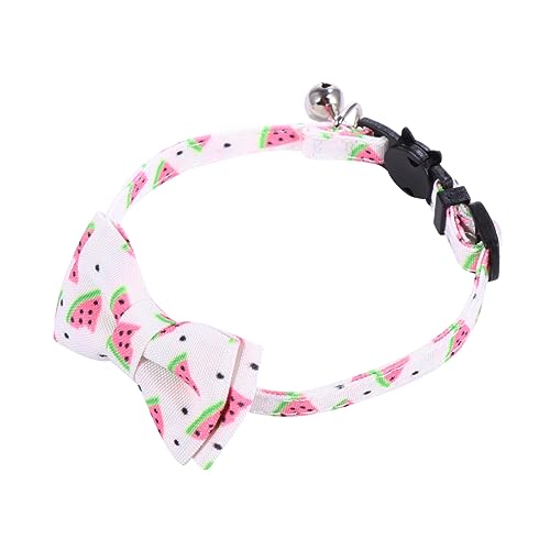 PEPLAYTAL Verstellbares Katzenhalsband mit Glocke Fruchtiges Bequemes und Sicheres für und Kleine Leuchtende Stilvolles Design für Haustiere von PEPLAYTAL
