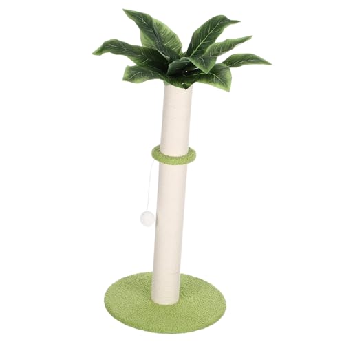 PEPLAYTAL Vertikaler Katzenkratzbaum mit Sisal Stabiler Kratzpfosten für Kätzchen Interaktives Katzenspielzeug mit Hängendem Ball Langlebiges Kratzmöbel für Wohnungskatzen zur Krallenpflege PEPLAYTAL Vertikaler Katzenkratzbaum mit Sisal Stabiler Kratzpfosten für Kätzchen Interaktives Katzenspielzeug mit Hängendem Ball Langlebiges Kratzmöbel für Wohnungskatzen zur Krallenpflege von PEPLAYTAL