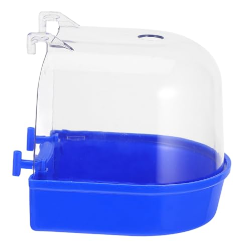PEPLAYTAL Vogelbadewanne für Käfig mit Spritzwassergeschütztem Abnehmbarem Boden für Einfache Dualer Nutzung als Trink und Badegefäß Geeignet für Wellensittiche Papageien und Kleine Vögel PEPLAYTAL Vogelbadewanne für Käfig mit Spritzwassergeschütztem Abnehmbarem Boden für Einfache Dualer Nutzung als Trink und Badegefäß Geeignet für Wellensittiche Papageien und Kleine Vögel von PEPLAYTAL