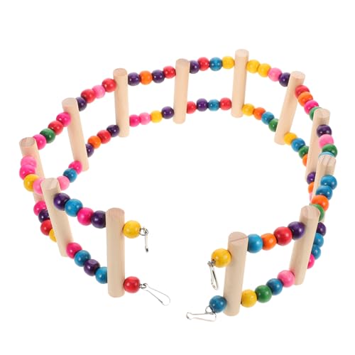 PEPLAYTAL Parrot Ladder Spielzeug Robuste Holzleiter Für Vögel Zum Klettern Und Nagen Geeignet Für Sittiche Nymphensittiche Und Kleine Haustiere Für Vogelkäfige Und Spielstände PEPLAYTAL Parrot Ladder Spielzeug Robuste Holzleiter Für Vögel Zum Klettern Und Nagen Geeignet Für Sittiche Nymphensittiche Und Kleine Haustiere Für Vogelkäfige Und Spielstände von PEPLAYTAL