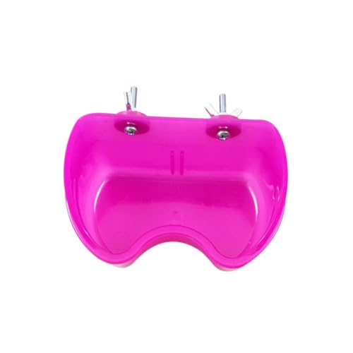 PEPLAYTAL Vogeltränke und Futterschale für Papageien Praktische Futter und Wasserschale zu Installieren für Papageien und Kleine Zufällige Zufällige Farbe von PEPLAYTAL