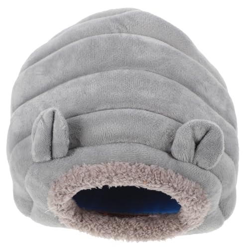 PEPLAYTAL Warmer Hamster Nest Kleintier Schlafplatz Kuscheliges Haustierbett für Meerschweinchen Zwerghamster und Kleine Nagetiere Kuscheliges Mini Haustier Nest für Winter und Ganzjährigen von PEPLAYTAL