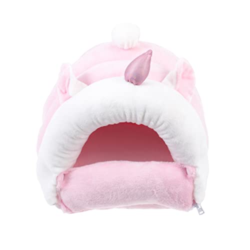 PEPLAYTAL Warmes Haustiernest Für Hamster Chinchillas Und Andere Kleintiere Dicke Kuschelige Schlafhöhle Mit Einhorn Haustier Restbett Und Schlafendes PEPLAYTAL Warmes Haustiernest Für Hamster Chinchillas Und Andere Kleintiere Dicke Kuschelige Schlafhöhle Mit Einhorn Haustier Restbett Und Schlafendes von PEPLAYTAL