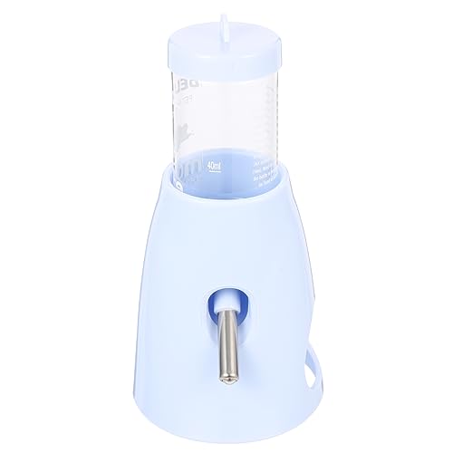 PEPLAYTAL Wasserflasche Für Hamster Futterspender Chinchilla Haustier Nagetier Trinkflasche Für Hamster Trinkflasche Mit Saugnapf Für Hamster Groß Trinken Wassertank Sky-Blue Pp von PEPLAYTAL