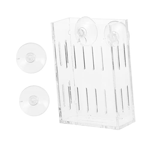 PEPLAYTAL Wasserpflanzen Halter mit Saugnapf Mini Aquatic Plant Pot für Aquarien Kompakte und Tragbare Pflanzenbecher zur Dekoration Einfache Installation und Frisches Wasser Durchlässige von PEPLAYTAL
