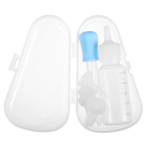 PEPLAYTAL Welpen Katzenaufzuchtflasche mit Messanzeige Auslaufsicherer Neugeborenen Fütterungstropfer Transparentes Design Stabile Materialien Geeignet für Welpen und Kätzchen von PEPLAYTAL