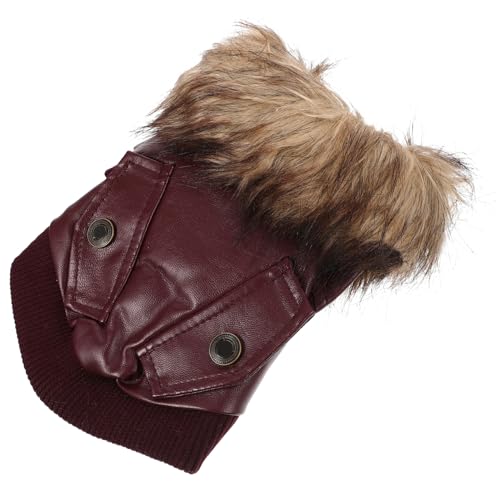 PEPLAYTAL Winter Hundejacke für Kleine Winddichte und Hundekleidung Stilvolle Hundetäte mit Hochwertigem Futter für Besondere Anlässe und Fotomotive von PEPLAYTAL