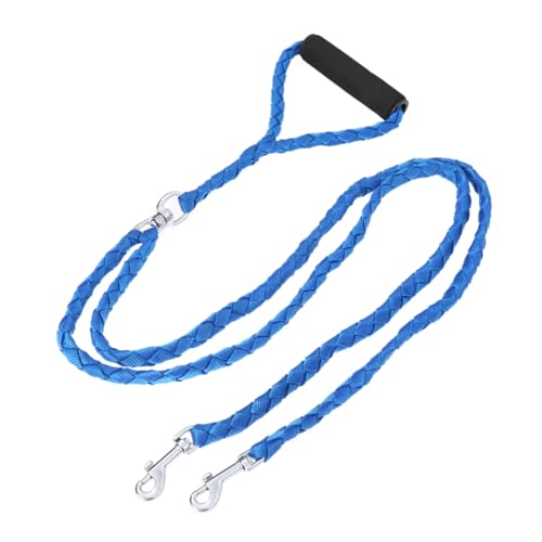 PEPLAYTAL doppelte Hundeleine Dog Lead hundeseile Blue von PEPLAYTAL