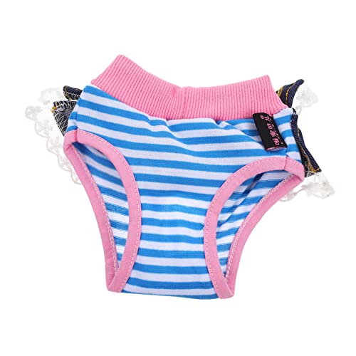 PEPLAYTAL physiologische Hosen für Haustiere durchnässt züchten Dackel Dessous Höschen Hundeauslauftaschen für Damen Pudel Windel für weibliche Haustiere Haustierwindel aus Baumwolle Blue PEPLAYTAL physiologische Hosen für Haustiere durchnässt züchten Dackel Dessous Höschen Hundeauslauftaschen für Damen Pudel Windel für weibliche Haustiere Haustierwindel aus Baumwolle Blue von PEPLAYTAL