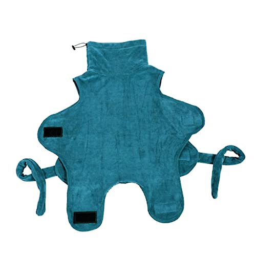 PEPLAYTAL plüschige Robe Welpe Haustier Bademantel Trocknen Bademantel für Hunde Hundebad Hund cool Hundehandtücher für kleine Hunde Nachthemd für Haustiere Hund Bademantel Hunde-Pyjama von PEPLAYTAL