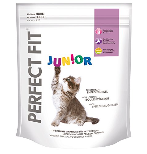 Perfect Fit Junior Katzenfutter reich an Huhn, 5 Packungen (5 x 750 g) von Perfect Fit