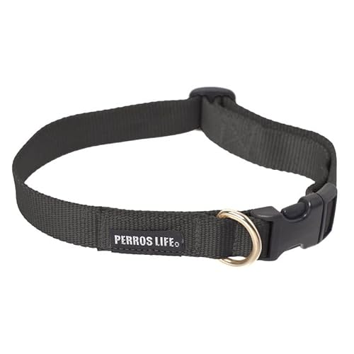 PERROS LIFE Verstellbares Halsband Rot CR15 27-39 cm Bolognese Pechinese Jack Russel Dog von PERROS LIFE