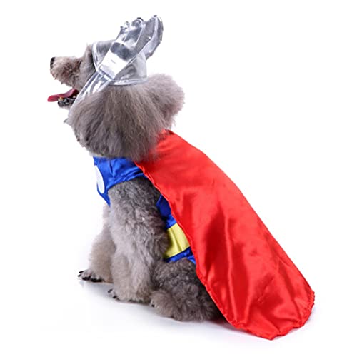 PERSELOSO 1 Satz Hundekleidung Haustier Halloween Hunde Kostüme Outfits Hundekostüm für Pet Cosplay -Kleidung Hund lustige Kleidung Hundebräuche Polyester rot PERSELOSO 1 Satz Hundekleidung Haustier Halloween Hunde Kostüme Outfits Hundekostüm für Pet Cosplay -Kleidung Hund lustige Kleidung Hundebräuche Polyester rot von PERSELOSO
