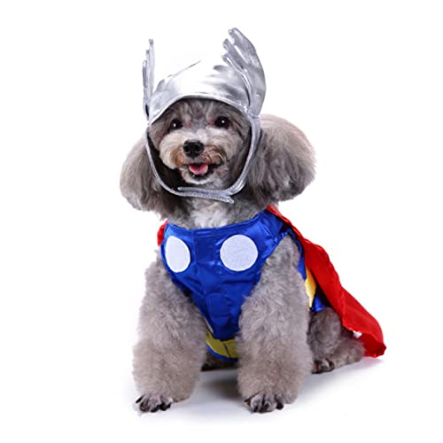 PERSELOSO 1 Satz Hundekleidung Outfit Halloween Kostüm Haustier Hund Tuch Groß Cosplay-Kleidung Für Hunde Hundemäntel Lustig Katzenkleidung Party Rot Polyester PERSELOSO 1 Satz Hundekleidung Outfit Halloween Kostüm Haustier Hund Tuch Groß Cosplay-Kleidung Für Hunde Hundemäntel Lustig Katzenkleidung Party Rot Polyester von PERSELOSO