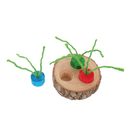PERSELOSO 1 Set Multifunktionales Haustier-rennmaus-Spielzeug Futtersuchbox Langlebiges Hamster-kauspielzeug Kaninchen-Snack Meerschweinchen-Puzzle Mit Leicht Zu Reinigen von PERSELOSO