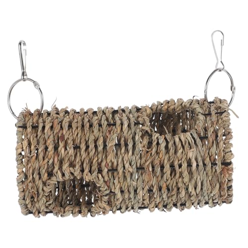 PERSELOSO 1 Set Stroh Papagei Schaukel Vogel Spielzeug Robust Papagei Zubehör Hause Dekorative Schaukel von PERSELOSO