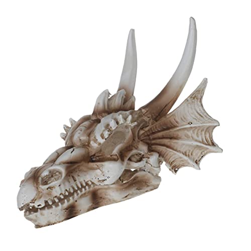 PERSELOSO 1 Stück Dinosaurier Schädel Ornament Wasserversteck Hütte Modell Schildkröten Tank Zubehör Terrarium Dekorationen Reptilienkranich Für Aquarium Künstliche von PERSELOSO
