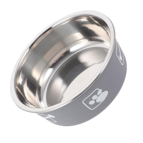 PERSELOSO 1 Stück Pet Bowl mit Druck Große Futterschale für Hunde und Katzen rutschfest für Komfortables Fressen für Zuhause und Unterwegs von PERSELOSO