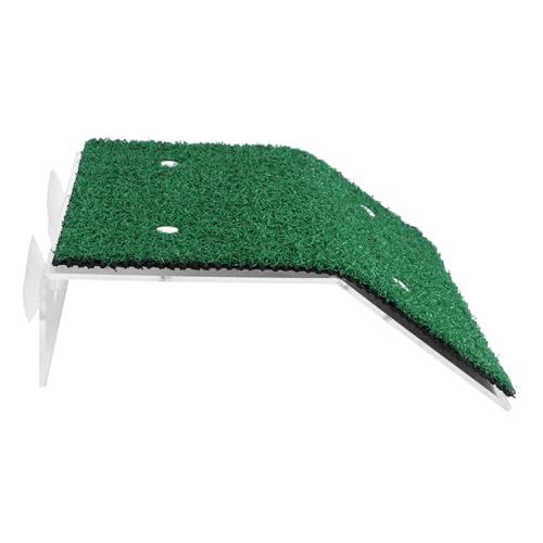 PERSELOSO 1 Stück Turtle Drying Platform mit Kletterleiter Simulierte Rasenfläche für Kleine Schildkröten Frösche und Wasserreptilien rutschfeste Kletterhilfe für Aquarien und Terrarien PERSELOSO 1 Stück Turtle Drying Platform mit Kletterleiter Simulierte Rasenfläche für Kleine Schildkröten Frösche und Wasserreptilien rutschfeste Kletterhilfe für Aquarien und Terrarien von PERSELOSO