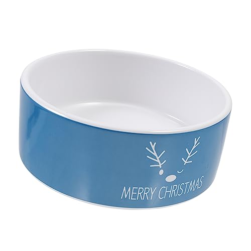 PERSELOSO 1 Stück Weihnachtlicher Keramik Futternapf für Katzen Niedlicher Elch Design Vielseitig Einsetzbar als oder Dekoration rutschfest und Langlebig für Futter Wasser und Snacks PERSELOSO 1 Stück Weihnachtlicher Keramik Futternapf für Katzen Niedlicher Elch Design Vielseitig Einsetzbar als oder Dekoration rutschfest und Langlebig für Futter Wasser und Snacks von PERSELOSO